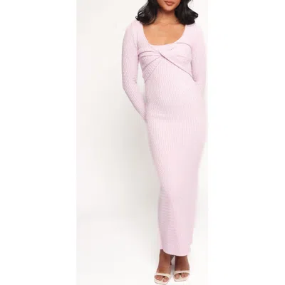 Petal And Pup Petal & Pup Teodora Long Sleeve Shrug & Tank Dress Set In Pink