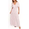 Petal And Pup Petal & Pup Thomas Floral Maxi Dress In White