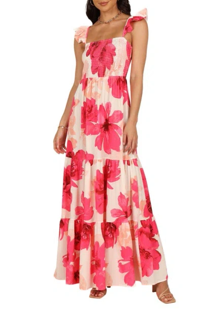 Petal And Pup Petal & Pup Tilly Floral Maxi Sundress In Pink