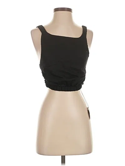 Pre-owned Petal And Pup Tube Top Black Strapless Neckline Tops