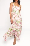 Petal And Pup Petal & Pup Tullia Floral Maxi Dress In Pink