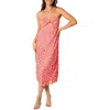 Petal And Pup Petal & Pup Tyler Lace Strapless Maxi Dress In Pink