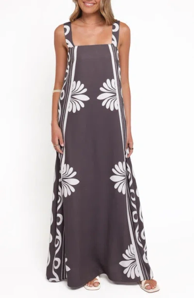 Petal And Pup Valeria Maxi Dress In Gray