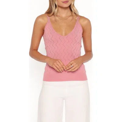 Petal And Pup Petal & Pup Vesta Pointelle Knit Tank In Pink