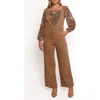 Petal And Pup Petal & Pup Vieve Denim Jumpsuit In Brown