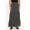Petal And Pup Petal & Pup Vincent Tiered Maxi Skirt In Multi