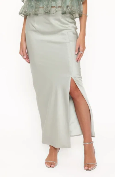 Petal And Pup Petal & Pup Viviana Fitted Column Skirt In Green