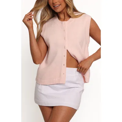 Petal And Pup Petal & Pup Sweater Vest In Pink
