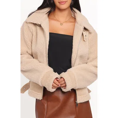 Petal And Pup Petal & Pup Winslow Fleece Jacket In Brown