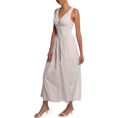 Petal And Pup Petal & Pup Wrenna Floral Print Sleeveless Maxi Dress In Multi