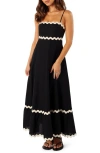 Petal And Pup Petal & Pup Yana Sleeveless Maxi Dress In Black