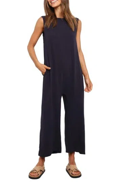 Petal And Pup Petal & Pup Yardlee Sleeveless Jumpsuit In Navy