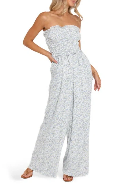 Petal And Pup Petal & Pup Yulissa Strapless Jumpsuit In White