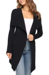 Petal And Pup Petal & Pup Zimmer Tie Waist Cardigan In Black