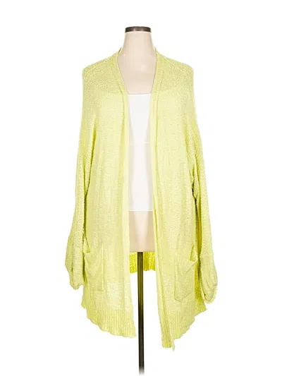 Pre-owned Petal Dew Cardigan Sweater In Yellow