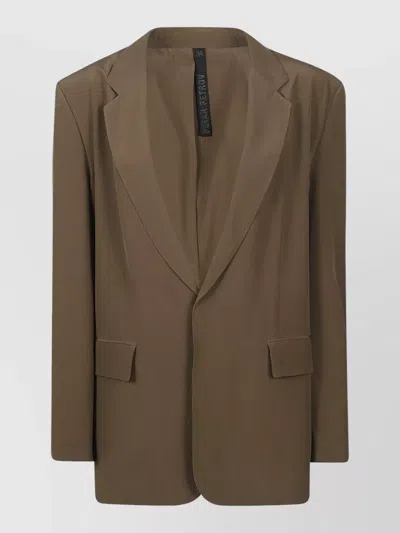Petar Petrov Adjustable Tailored Jacket Buttoned Cuffs Lapels In Brown