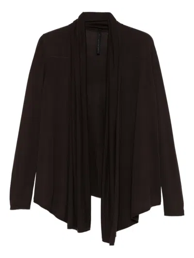 PETAR PETROV ASYMMETRIC DRAPE CARDIGAN