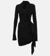 Petar Petrov Asymmetric Minidress In Black