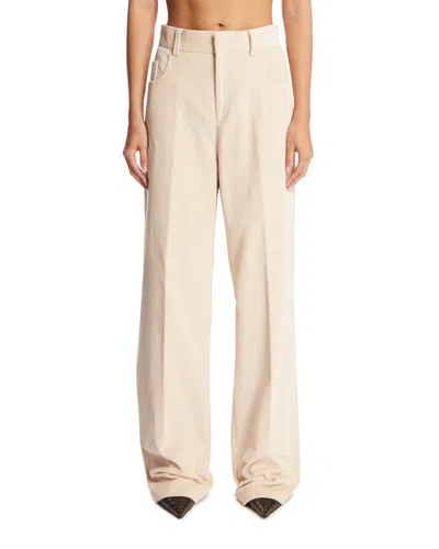 Petar Petrov Beige Ribbed Trousers In Neutral