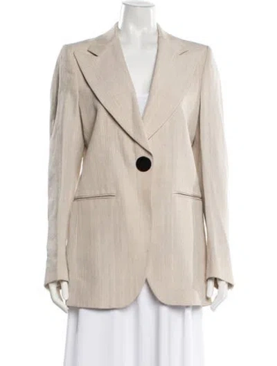 Pre-owned Petar Petrov Blazer In Neutral