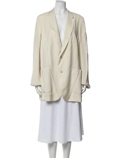 Pre-owned Petar Petrov Blazer In Neutrals