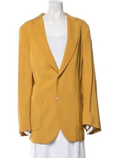 Pre-owned Petar Petrov Blazer W/ Tags In Yellow