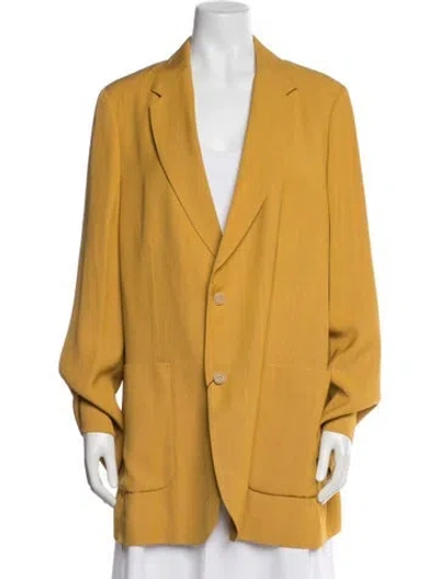 Pre-owned Petar Petrov Blazer W/ Tags In Yellow