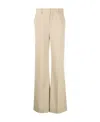 Petar Petrov Bootcut Tailored Trousers In Nude