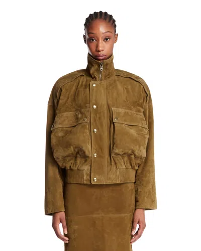 Petar Petrov Brown Softcore Suede Jacket