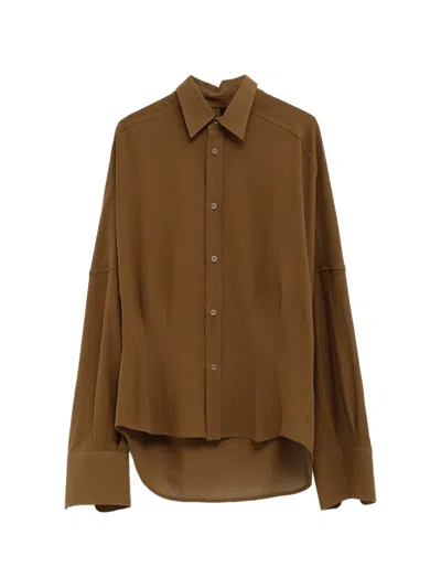 Petar Petrov Button-up Shirt In Brown