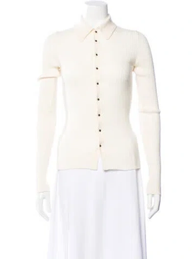 Pre-owned Petar Petrov Cashmere Sweater In White