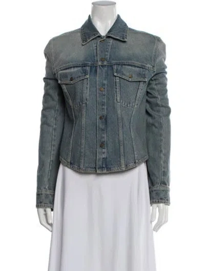 Pre-owned Petar Petrov Denim Jacket In Blue