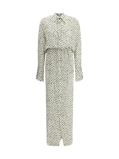 Petar Petrov The Saint Polka Dot Maxi Shirt Dress In Multicolour