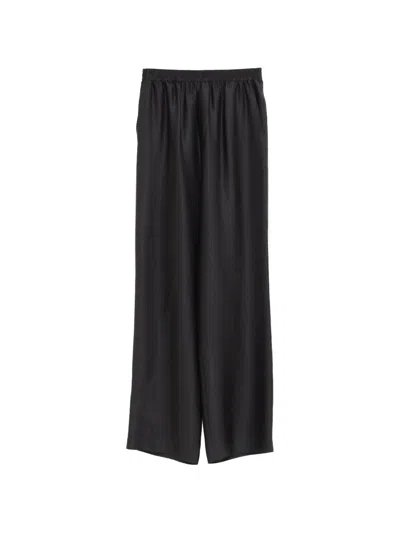 Petar Petrov Elasticated Striped Trousers In Black