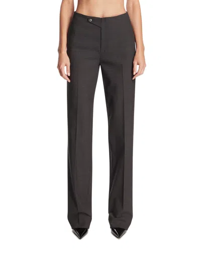 Petar Petrov Gray Clean Break Trousers In Black