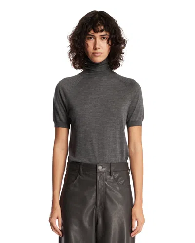 Petar Petrov Gray Wool Top