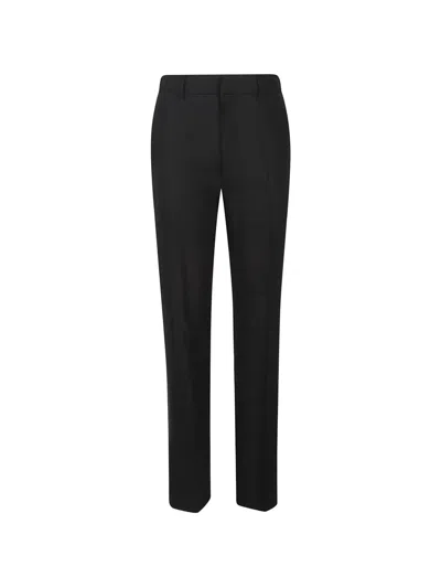 Petar Petrov Herringbone Trousers In Black