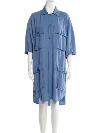 Pre-owned Petar Petrov Knee-length Dress In Blue