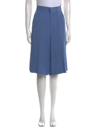 Pre-owned Petar Petrov Knee-length Shorts W/ Tags In Blue