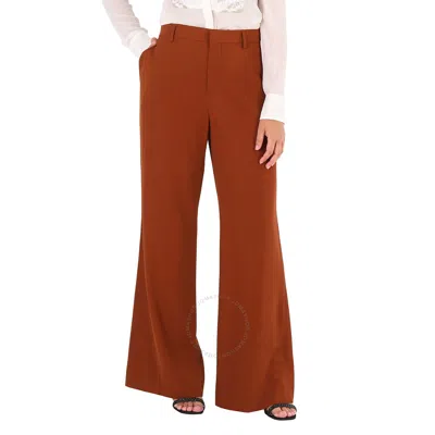 Petar Petrov Ladies Brick Galen Straight Trouser In Red