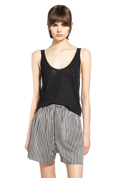 Petar Petrov Light Trap Knitted Tank Top In Black