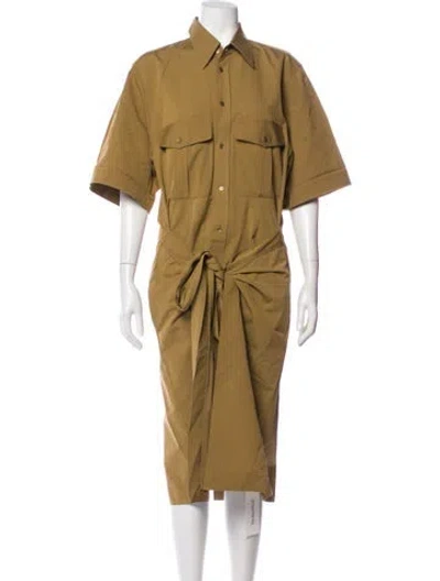 Pre-owned Petar Petrov Long Dress In Green