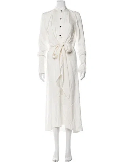 Pre-owned Petar Petrov Long Dress In Neutral