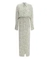 Petar Petrov The Saint Polka Dot Maxi Shirt Dress In White