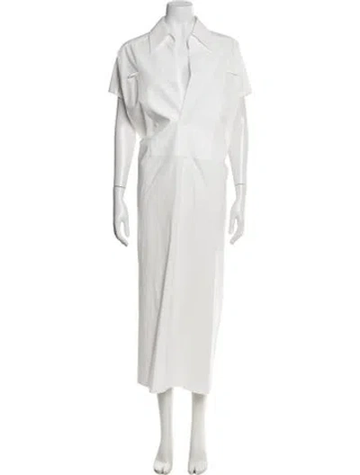 Pre-owned Petar Petrov Long Dress In White