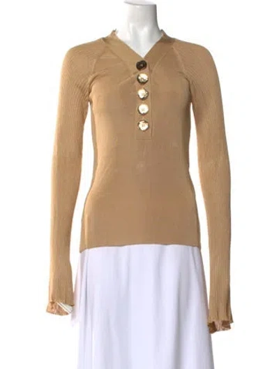 Pre-owned Petar Petrov Long Sleeve Top