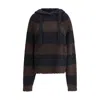 Petar Petrov Loose Fit Cropped Hooded Jumper In Multi