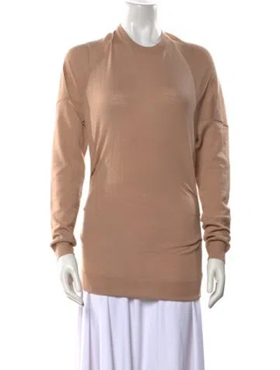 Pre-owned Petar Petrov Merino Wool Crew Neck Sweater W/ Tags In Neutral