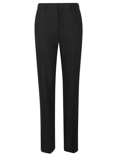 Petar Petrov Mid Rise Tailored Trousers In Black