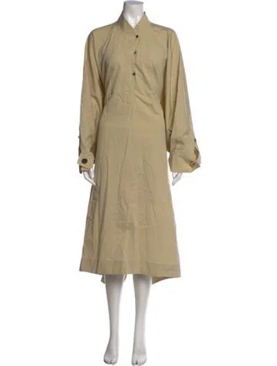 Pre-owned Petar Petrov Midi Length Dress In Neutrals